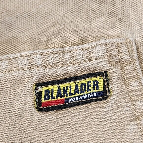 Blaklader Mens 44x32 Canvas WorkWear Double Knee Utility Tools Carpenter Pants - Picture 16 of 16